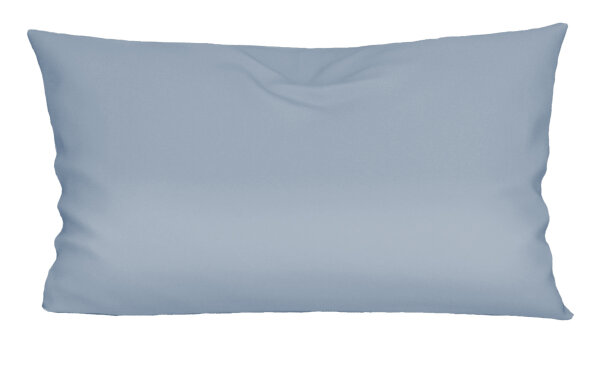 Primera Luxus Satin Kissenbezug Rauchblau-40x80 cm