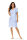 Ascafa Damen Nachthemd Kurzarm Knielang Knopfleiste Heaven Blumen -42