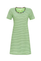 Ringella Damen Nachthemd Bloomy in Grün Kurzarm...