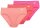 Linda Loom Damen 3-er Set Slip Elasthan rot-S