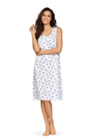 Comtessa Damen Nachthemd ohne Arm Türkis  Gr. 38