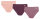 Linda Loom Damen 3-er Set Slip Bunt Uni -mauv L
