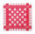 Ross Queen Frottier Küchenhandtuch Frottier -Karo Rot