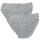 Linda Loom Damen 2-er Set Slip Uni  Ajourmuster -grau-44/46
