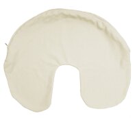 Kneer Nackenhörnchen Bezug Mako Zwirn Jersey Natur