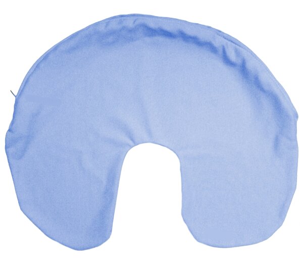 Kneer Nackenhörnchen Bezug Mako Zwirn Jersey Hellblau