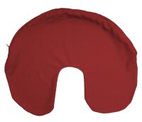 Kneer Nackenhörnchen Bezug Mako Zwirn Jersey Karmin