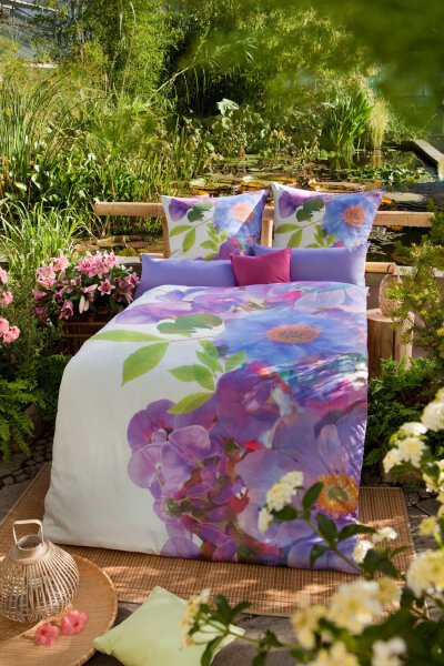 Estella Mako Satin Bettwäsche Garnitur Edine Multicolor