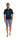 Comte Herren Schlafanzug Shorty Marine