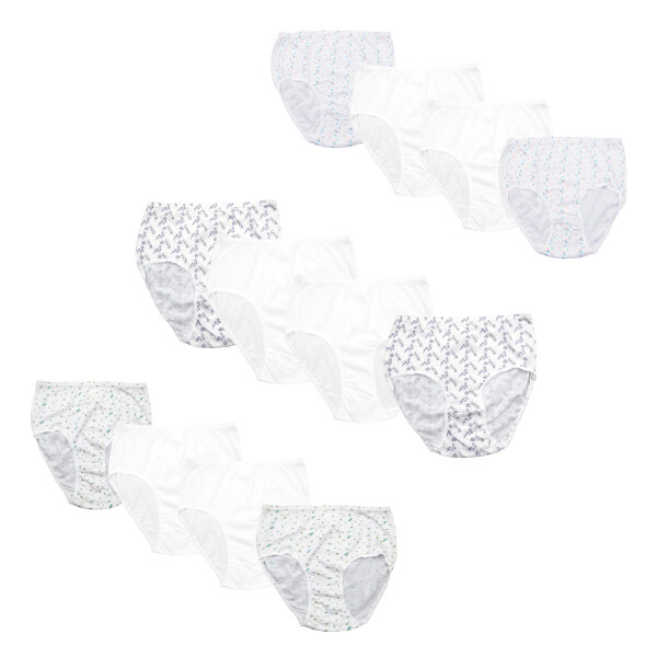 Linda Loom Damen 4-er Set Taillen Slip Odila Blümchen