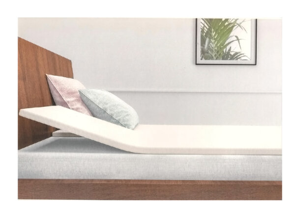 Lino Split Topper Spannbettlaken Perkal Melange 200x200 cm