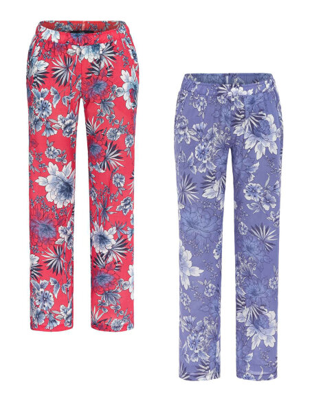 Ringella Bloomy Damen Hose Batist Rot Blau