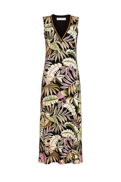 Ringella Damen Sommer langes Kleid Mehrfarbig