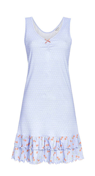 Ringella Lingerie Damen Nachthemd ohne Arm Ciel Kirschen Volant