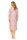 Ascafa Damen Nachthemd Langarm Rosa