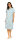Comtessa Damen Nachtemd 251229 Kurzarm Knopfleiste Bleu 46