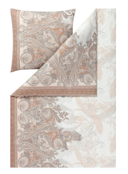 Estella Mako Jersey Bettwäsche Karina in Natur