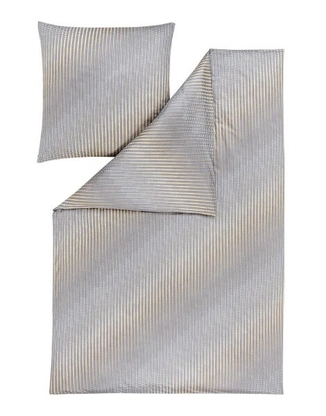 Estella Interlock Mako Jersey Bettwäsche Tarius in silber