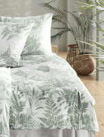 Irisette Soft Seersucker Bettwäsche Easy in Grün Farn