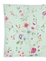 Bierbaum Seersucker Bettwäsche Lind Blumen 135x200+ 80x80 cm