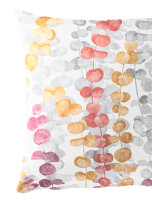 Bierbaum Mako Satin Bettwäsche Rot Eukalypthus Blätter