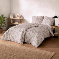 Estella Interlock Mako Jersey Bettwäsche Kaya in puder 135x200 80x80 cm