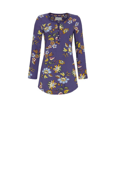 Ringella Bloomy Damen Longshirt Blau