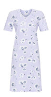 Ringella Damen Nachthemd Kurzarm Knopfleiste Hyazinthe...