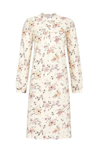 Ringella Damen Nachthemd in Apricot Langarm