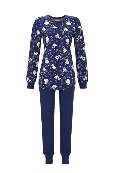 Ringella Damen Schlafanzug Langer Arm 0571204 Bunt 38 S Muster