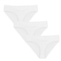 Damen Slips Alessia 3er-Set Weiß L