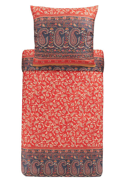 Bassetti Mako Satin Bettwäsche Como Rot