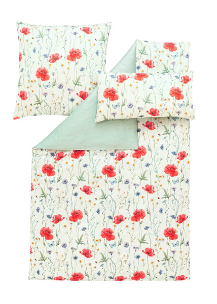 Estella Mako Satin Bettwäsche Monalie in multicolor