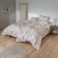 Estella Interlock Mako Jersey Bettwäsche Paco in Peach 135x200 80x80 cm