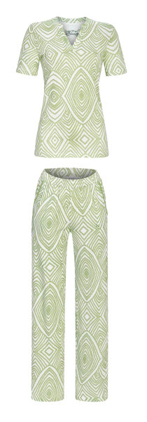 Ringella Damen Schlafanzug Kurzarm Schilf Bloomy 50