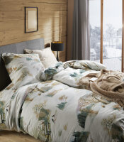 fleuresse Fein-Biber Bettwäsche Winterlandschaft...