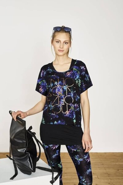 Ringella Damen Long Shirt Lagenlook Bunt 50