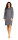 Comtessa Damen Nachthemd Langarm Knopfleiste Sternchen Grau 48