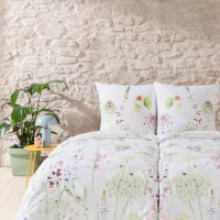 Estella Mako Jersey Bettwäsche Meadow in grün...