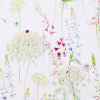 Estella Mako Jersey Bettwäsche Meadow in grün 135x200 80x80 cm