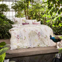 Estella Mako Jersey Bettwäsche Meadow in grün 135x200 80x80 cm