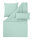 Estella Halbleinen Bettwäsche Alvaro in mint 200x200 cm