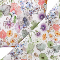 Estella Mako Satin Bio Bettwäsche Jana bunt 135x200 80x80 cm