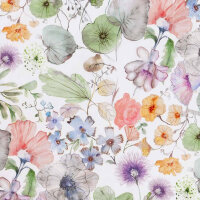 Estella Mako Satin Bio Bettwäsche Jana bunt 135x200 80x80 cm
