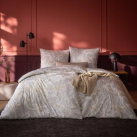 Estella Interlock Mako Jersey Bettwäsche Ella in Puder