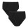 Damen Slips hoher Bund Sofie 2er-Set schwarz 48/50 XL