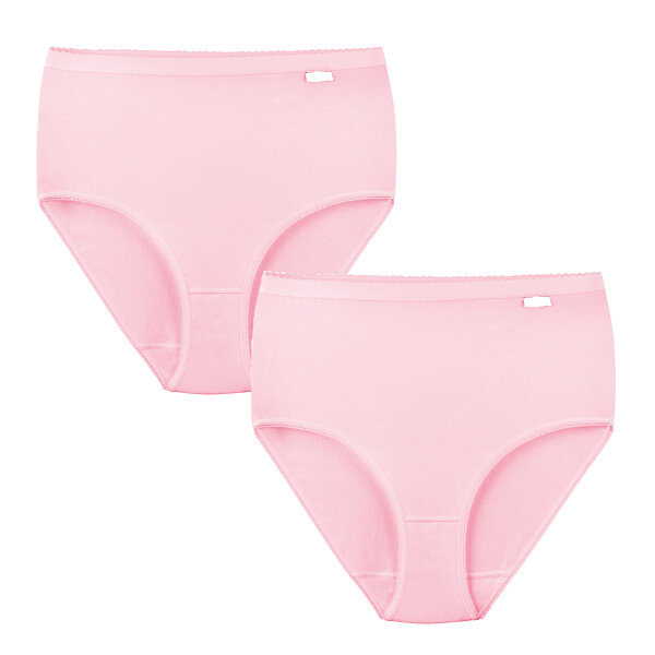 Damen Komfort Slips Brunhild 2er-Set rosa 44/46 L
