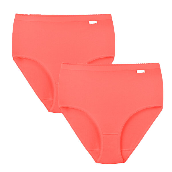 Damen Komfort Slips Brunhild 2er-Set rot 44/46 L