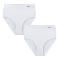 Damen Komfort Slips Brunhild 2er-Set in weiß 44/46 L