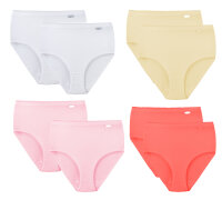 Damen Komfort Slips Brunhild 2er-Set in weiß 44/46 L